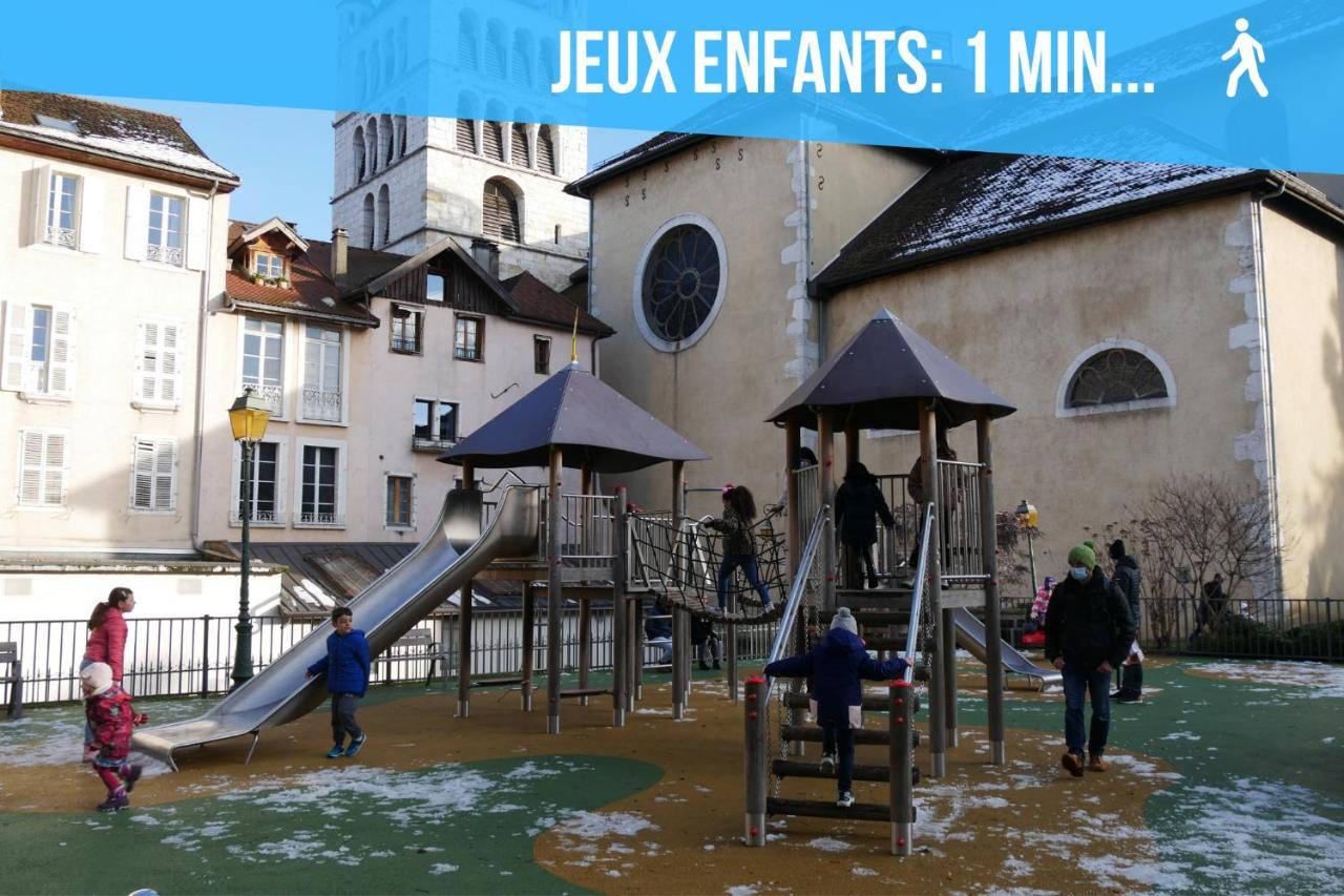 Le Carnot - Mycosyapart, Duplex Coeur De Ville Et Lac, Climatise آنسي المظهر الخارجي الصورة