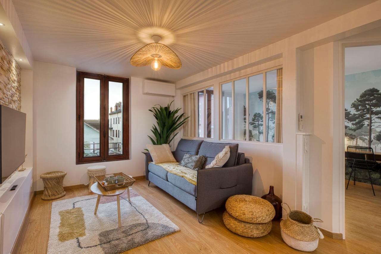 Le Carnot - Mycosyapart, Duplex Coeur De Ville Et Lac, Climatise آنسي المظهر الخارجي الصورة