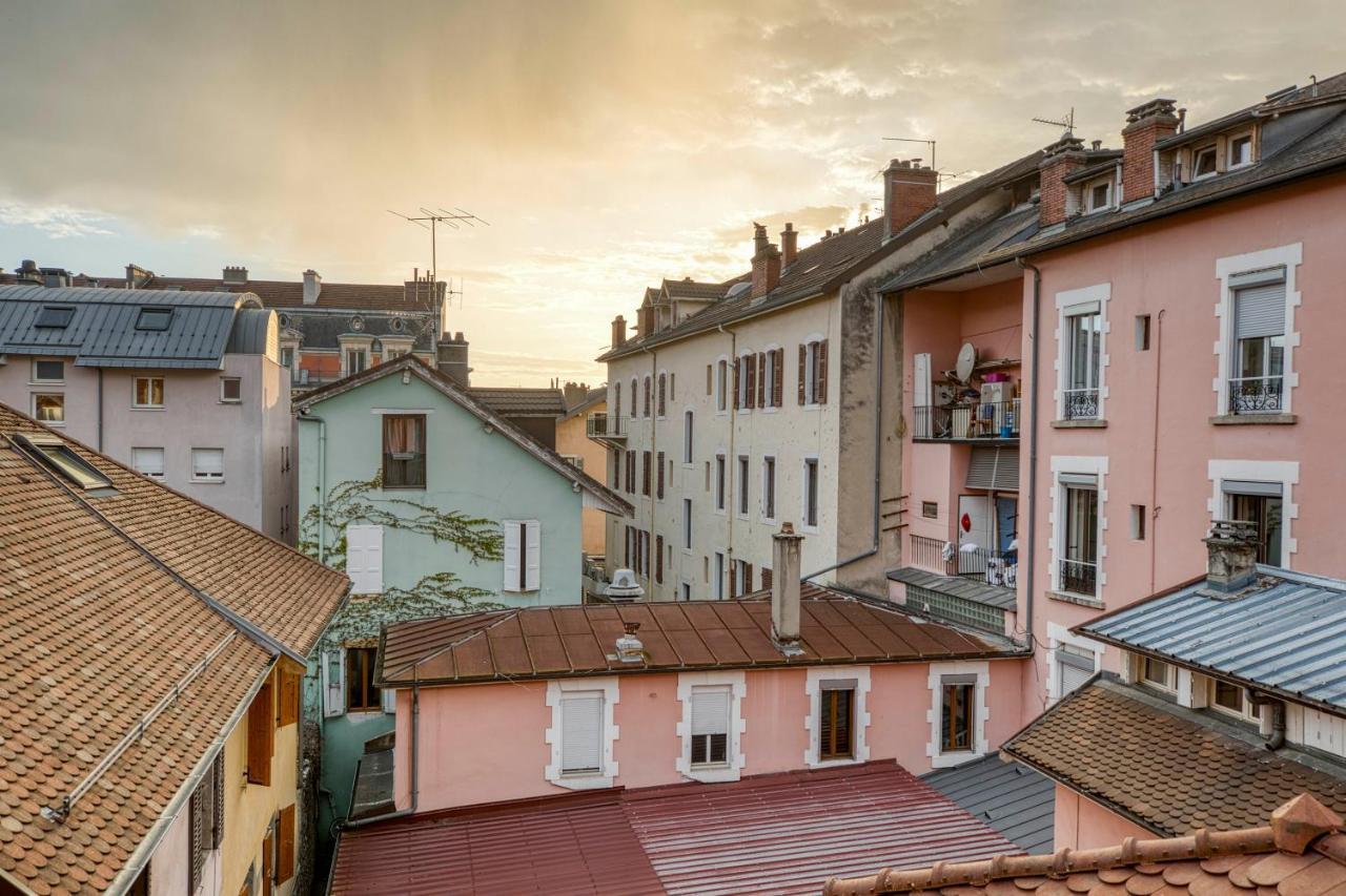 Le Carnot - Mycosyapart, Duplex Coeur De Ville Et Lac, Climatise آنسي المظهر الخارجي الصورة